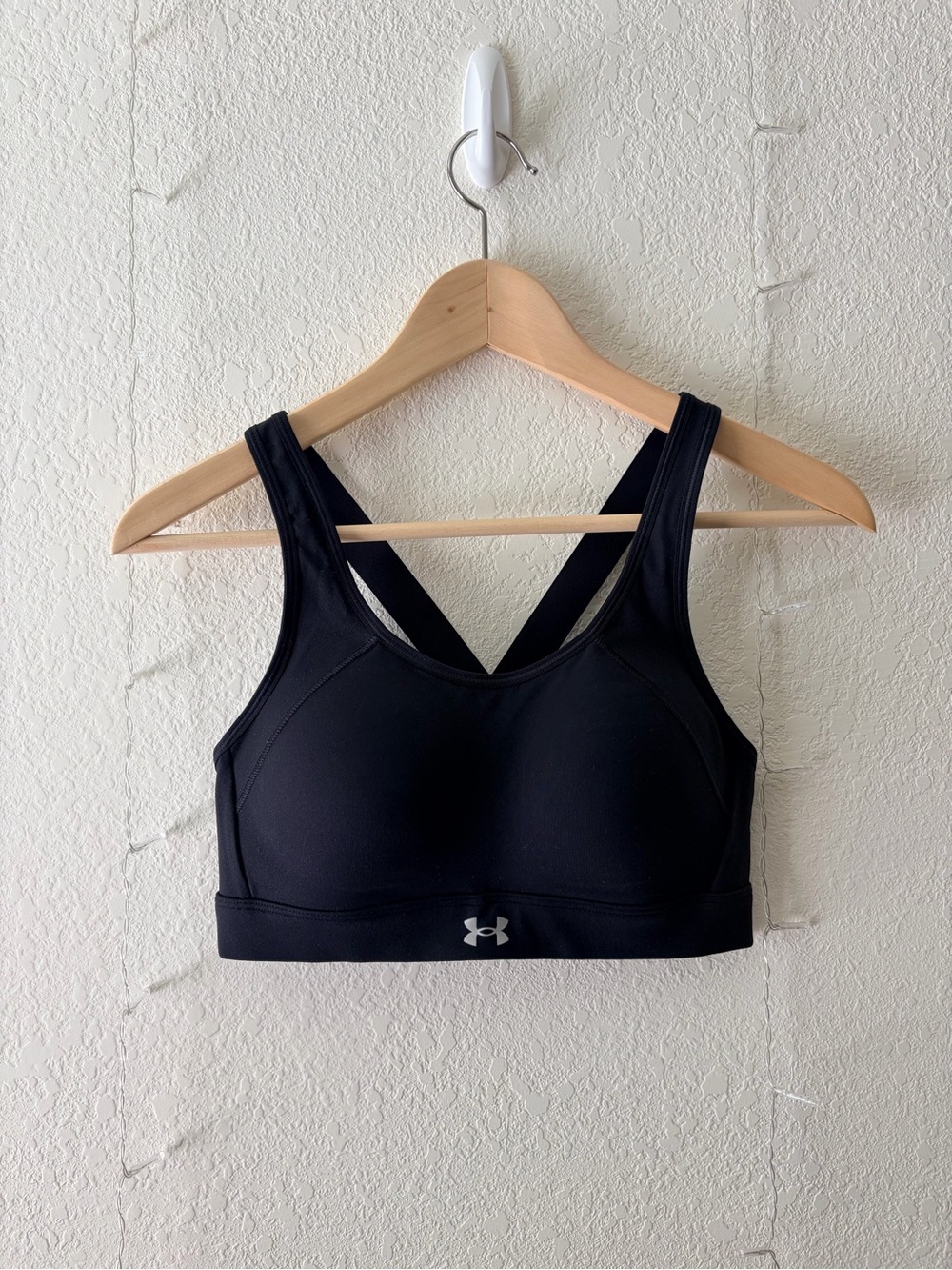 Under Armour Black Racerback Support Sports Bra